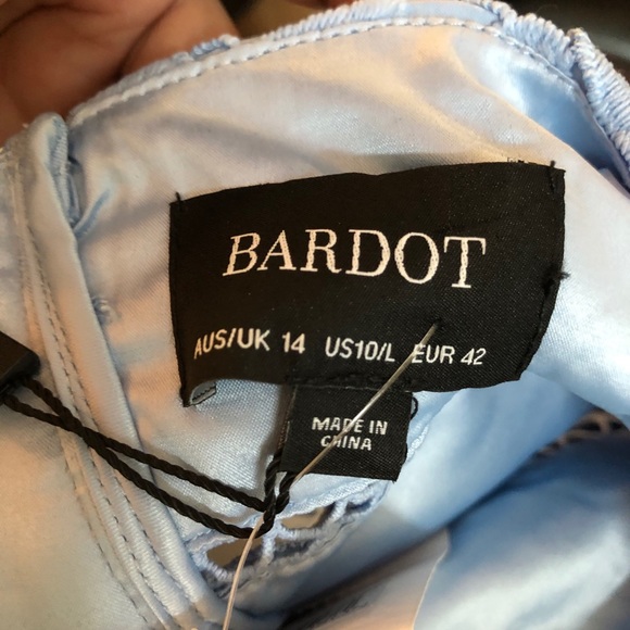 Bardot Light Blue Lace Dress - Picture 12 of 13